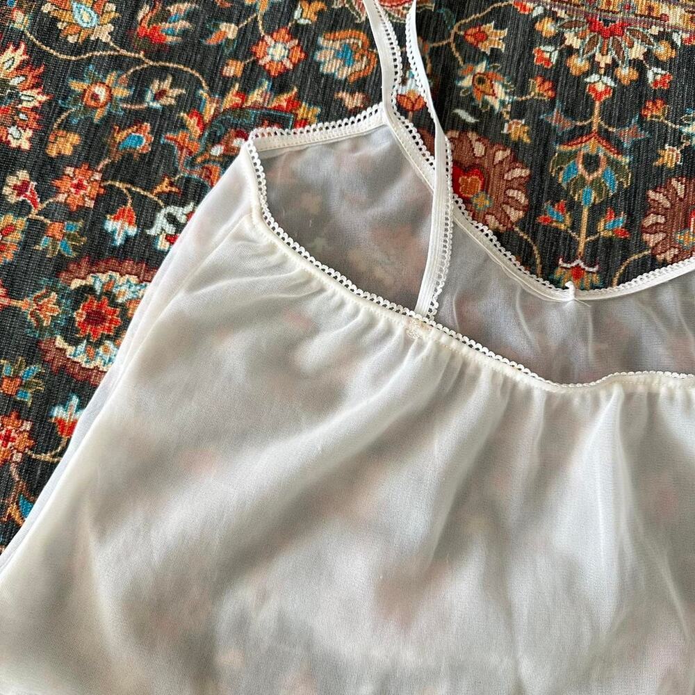 handmade white sheer camisole - Picture 8 of 8